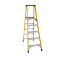 Bauer Ladder 7 ft. Fiberglass Stepladder, 375 lbs. Capacity 35107